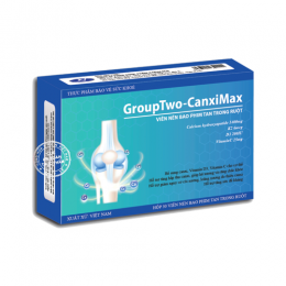 TPBVSK GroupTwo - CanxiMax bổ sung canxi, Vitamin D3, Vitamin C cho cơ thể