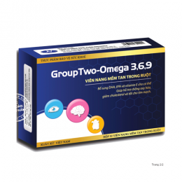TPBVSK GroupTwo-Omega 3,6,9 - Bổ sung DHA, EPA và vitamin E cho cơ thể