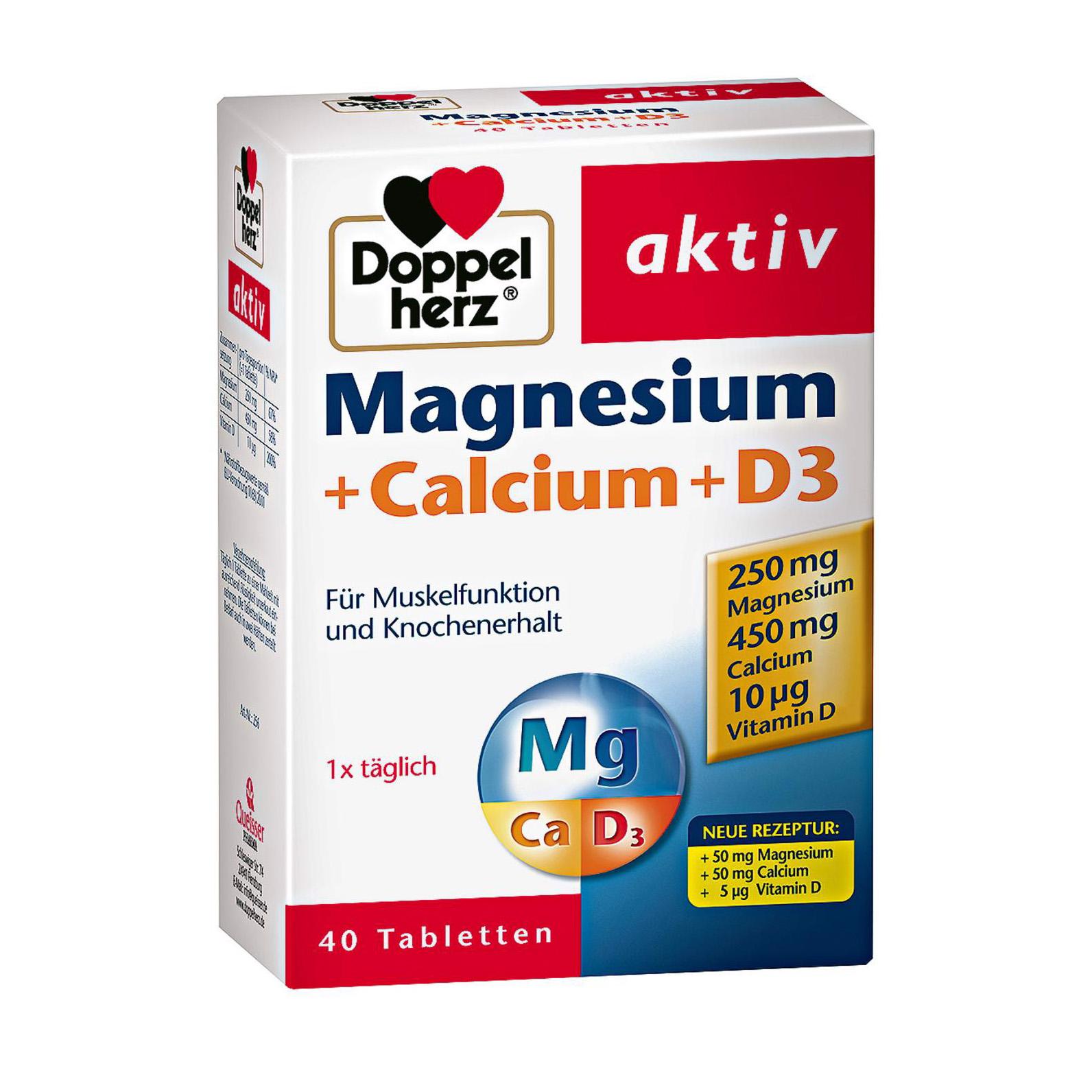 TPBVSK Magnesium + Calcium + D3 thương hiệu Doppelherz