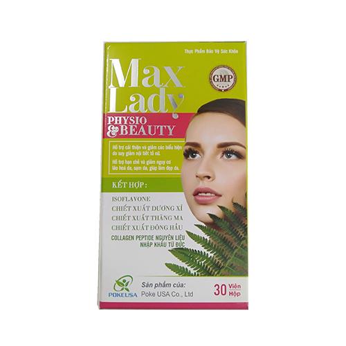 TPBVSK Max Lady Physio & Beauty - Hỗ trợ tăng cường nội tiết tố nữ