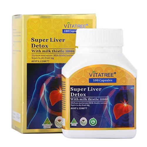 TPBVSK Vitatree Super Liver Detox With Milk Thistle 38000