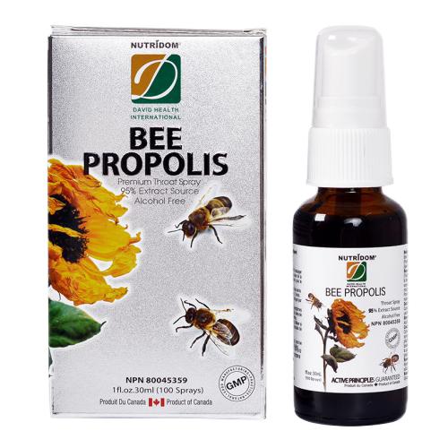 TPBVSK Keo ong (Nutridom Premium Bee Propolis Spray) hỗ trợ làm dịu các cơn ho