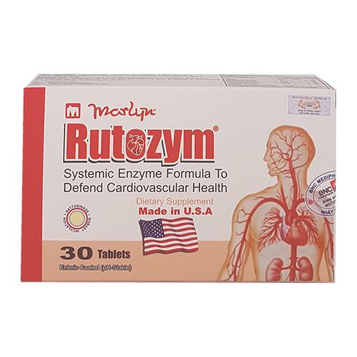 TPCN Rutozym - Giảm nguy cơ mắc bệnh tim mạch