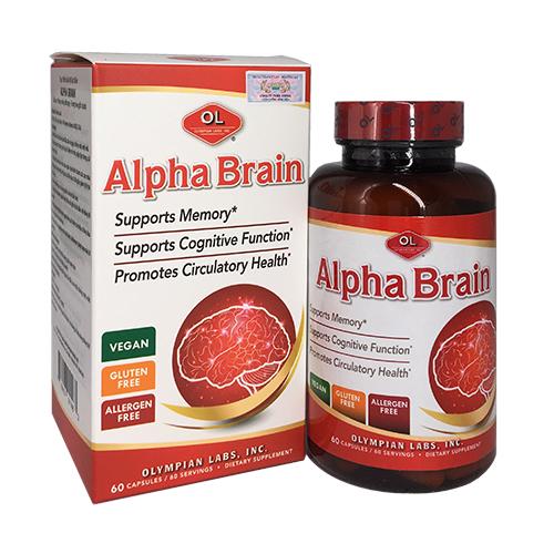 TPBVSK ALPHA BRAIN – Hỗ trợ hoạt huyết tăng tuần hoàn máu não