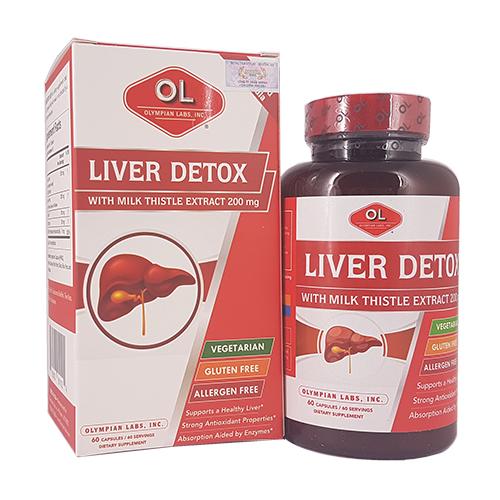 TPBVSK Liver Detox Olympian Labs – Viên nang giải độc gan, cho lá gan khoẻ mạnh