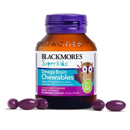 TPBVSK Blackmores Superkids Omega Brain Chewables Omega 3 cho trẻ