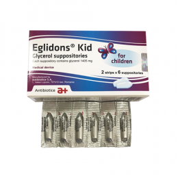Eglidons Kid - Viên đặt trực tràng Glycerol cho trẻ em
