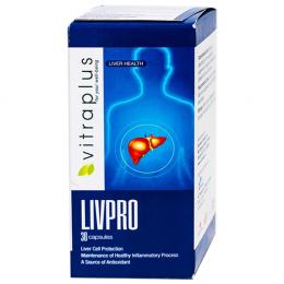 TPBVSK Livpro Vitraplus - Hỗ trợ giải độc gan nhập khẩu