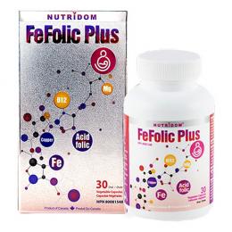 TPBVSK Nutridom FeFolic Plus – Bổ sung sắt và Acid Folic