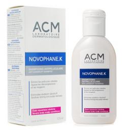 ACM Novophane K Shampoo - 125ml dầu gội giúp làm sạch gàu ( gàu mảng ) và giảm ngứa da đầu