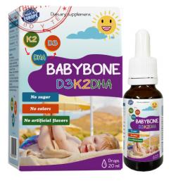 Babybone D3K2DHA cho xương chắc khỏe, tăng cường thị lực