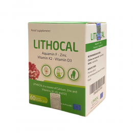 TPBVSK Lithocal - Hỗ trợ bổ sung Canxi, Magie, Kẽm, Vitamin B1, Vitamin K2, Vitamin D3 cho cơ thể