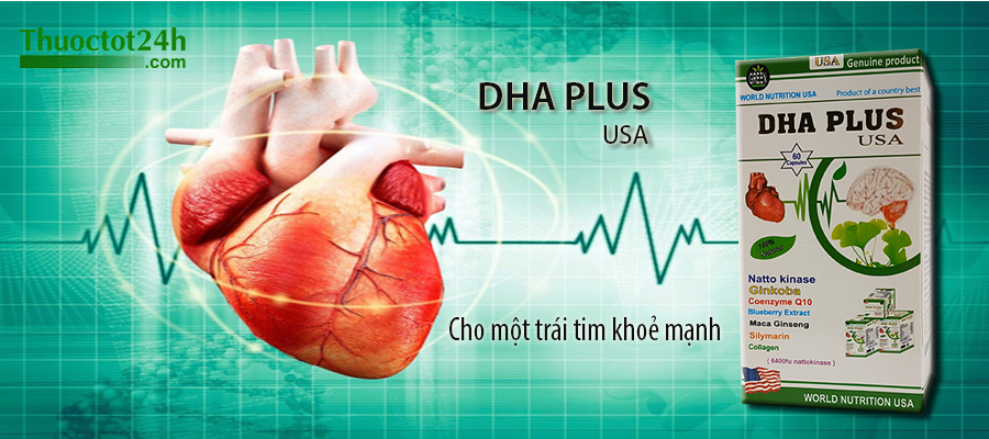 DHA plus USA tốt cho não và tim mạch