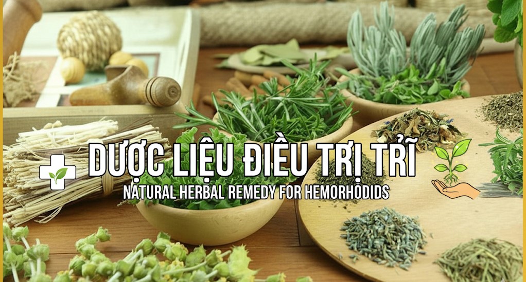 dược liệu điều trị trĩ tại nhà