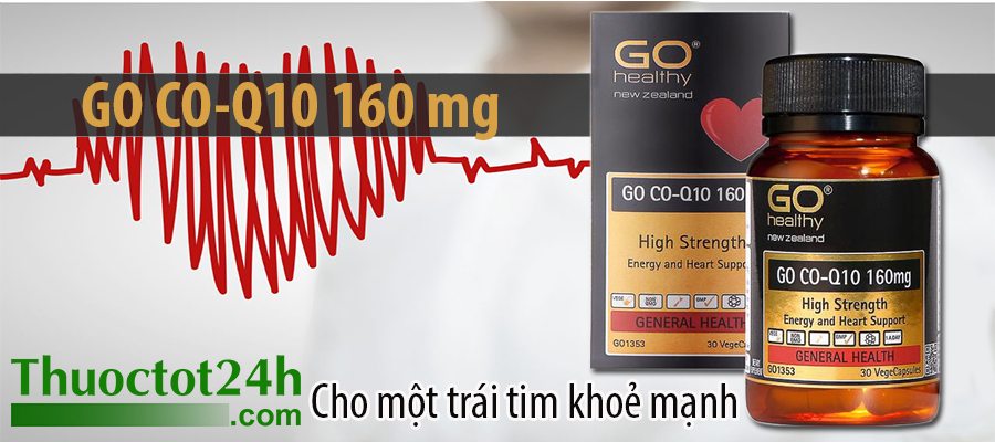 Go Co Q10 160 mg không lo tai biến tim mạch